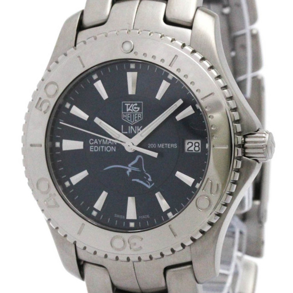 TAG HEUER Link Cayman Islands Edition LTD Watch WJ111E Polished - Picture 1 of 8